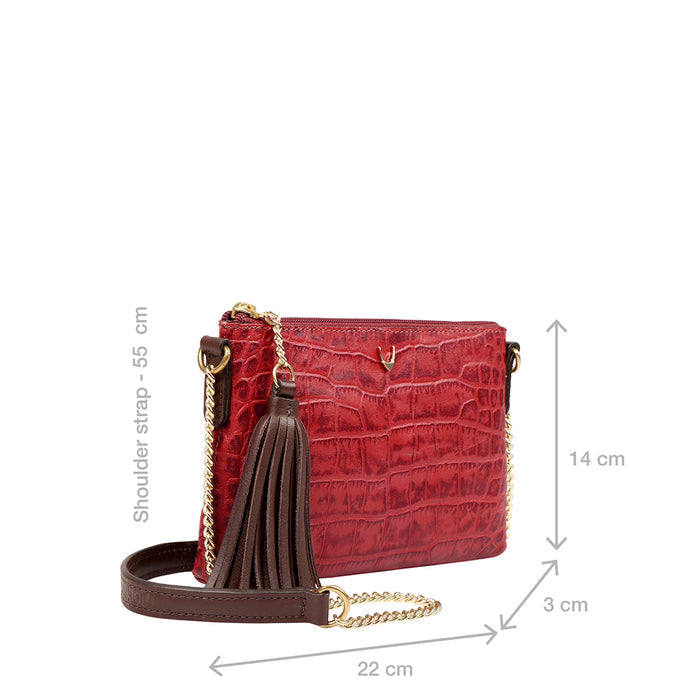 Ee Morocco W5 Marsala Leather Sling Wallet