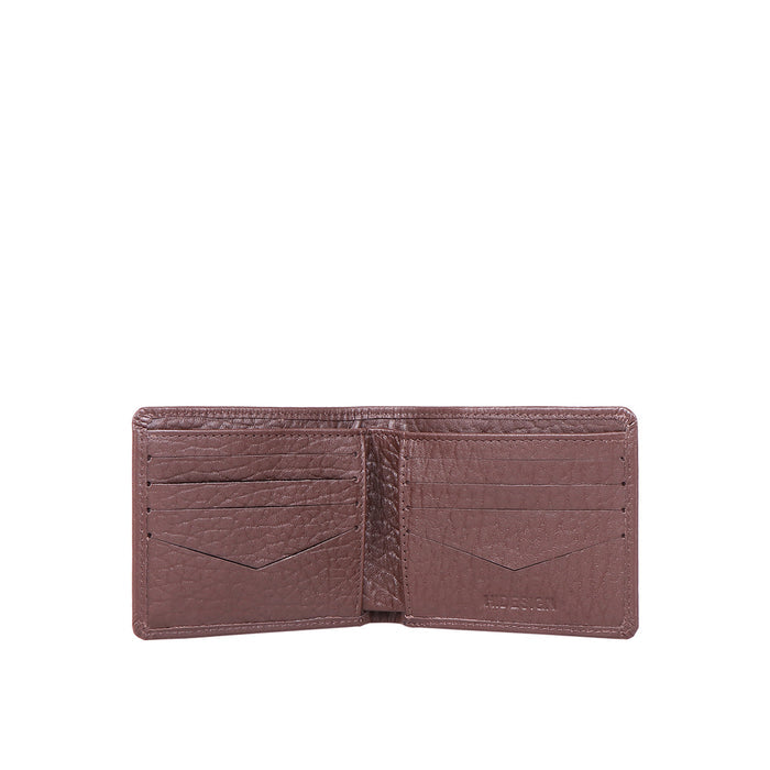 Ee Myw-01A  Brown Leather Bi-Fold Wallet