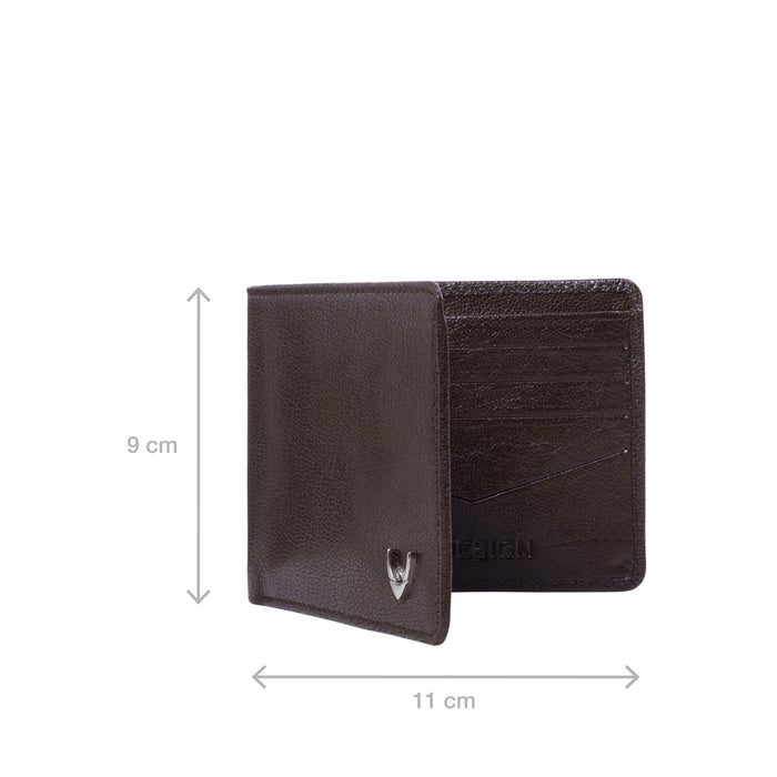 Ee Myw-01A  Brown Leather Bi-Fold Wallet