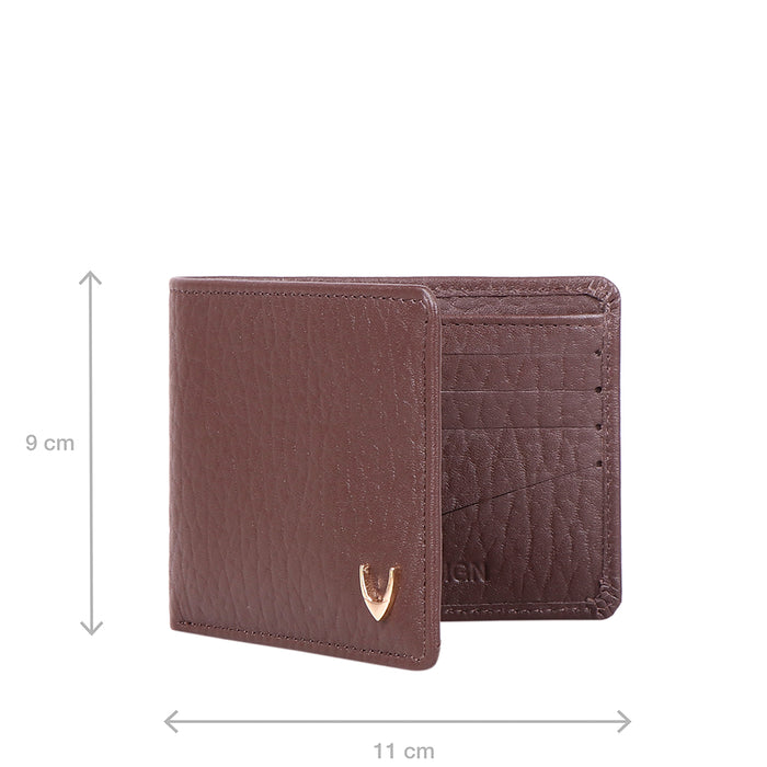 Ee Myw-01A  Brown Leather Bi-Fold Wallet