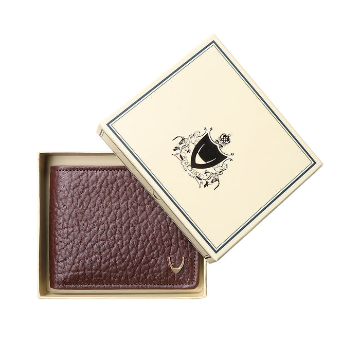 Ee Myw-01A  Brown Leather Bi-Fold Wallet