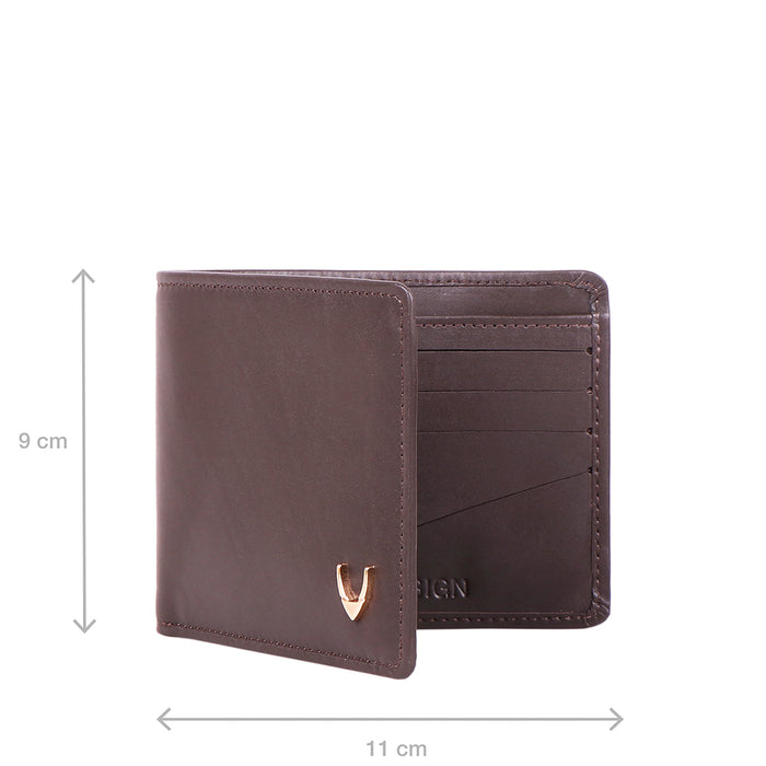 Ee Myw-01A  Brown Leather Bi-Fold Wallet