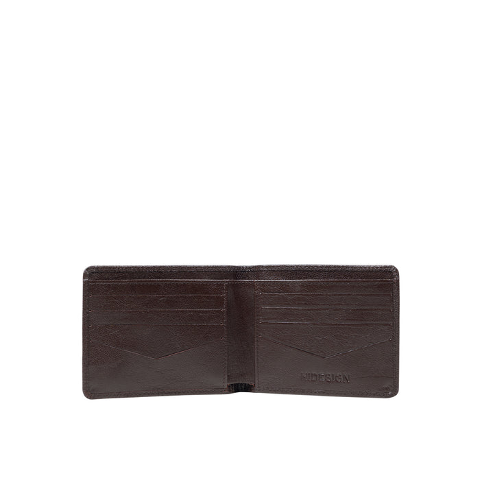 Ee Myw-01A  Brown Leather Bi-Fold Wallet