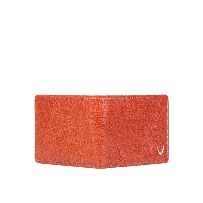 Ee Myw-01A  Tan Leather Bi-Fold Wallet