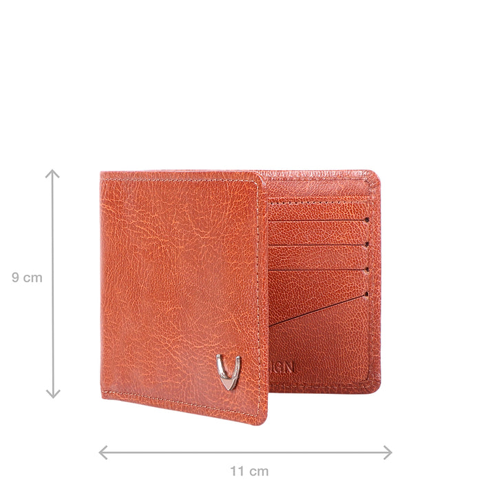 Ee Myw-01A  Tan Leather Bi-Fold Wallet