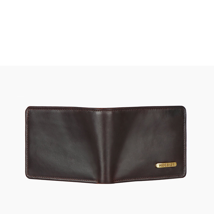 Ee Myw-02  Brown Leather Bi-Fold Wallet