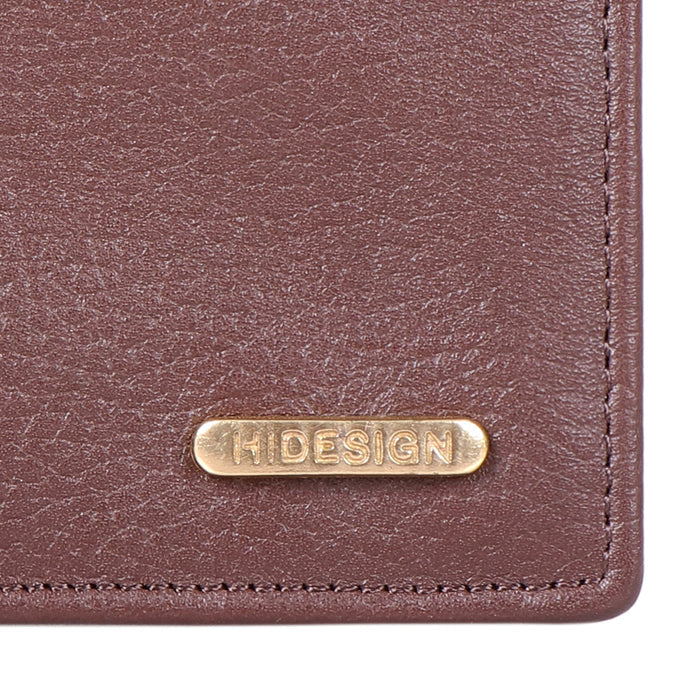 Ee Myw-02  Brown Leather Bi-Fold Wallet
