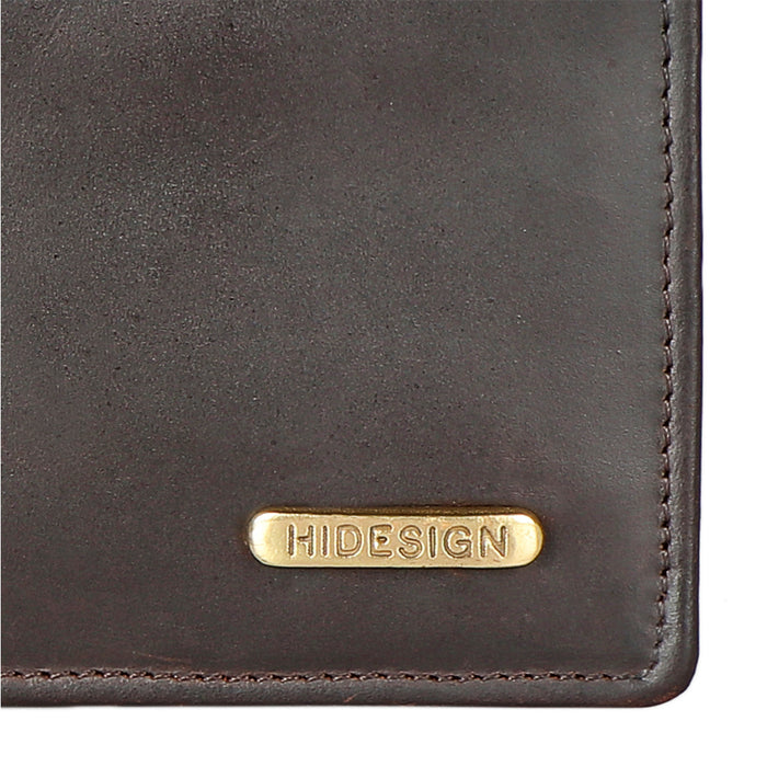 Ee Myw-02  Brown Leather Bi-Fold Wallet