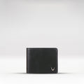 Ee Myw-02A  Black Leather Bi-Fold Wallet