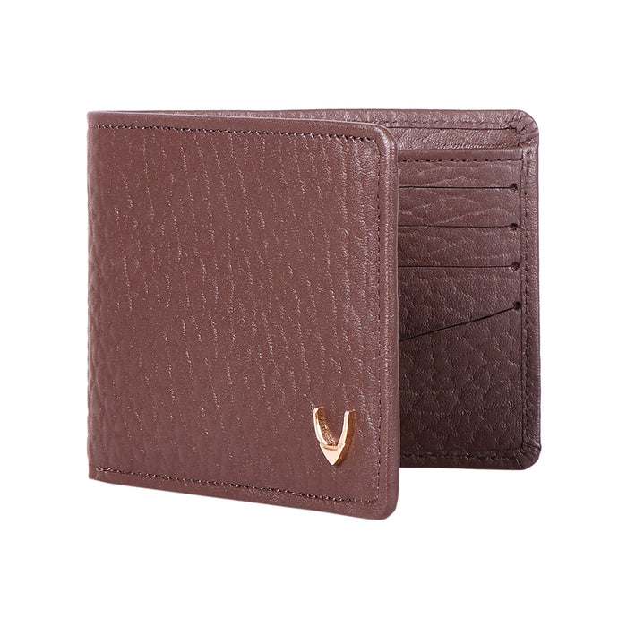 Ee Myw-02A  Brown Leather Bi-Fold Wallet
