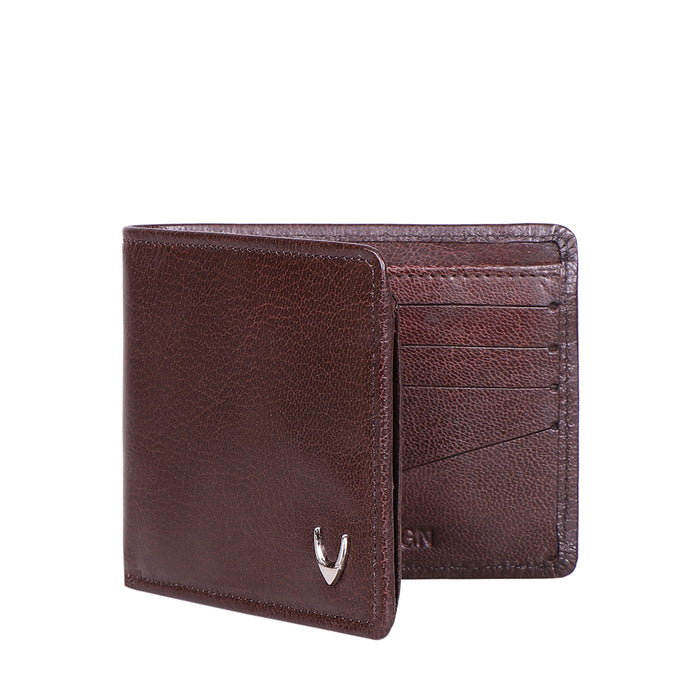 Ee Myw-02A  Brown Leather Bi-Fold Wallet