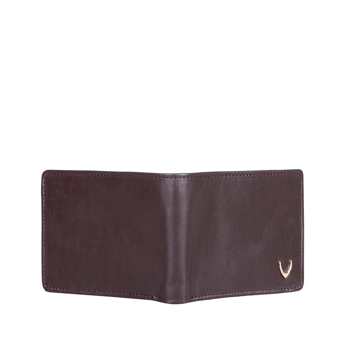 Ee Myw-02A  Brown Leather Bi-Fold Wallet