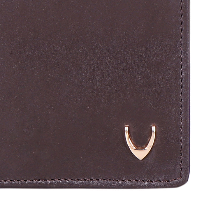 Ee Myw-02A  Brown Leather Bi-Fold Wallet