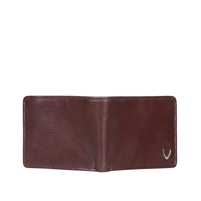 Ee Myw-02A  Brown Leather Bi-Fold Wallet