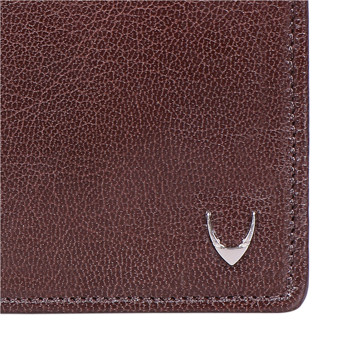 Ee Myw-02A  Brown Leather Bi-Fold Wallet