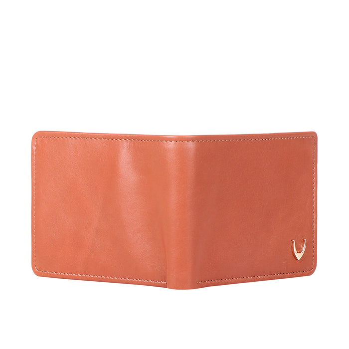 Ee Myw-02A  Tan Leather Bi-Fold Wallet