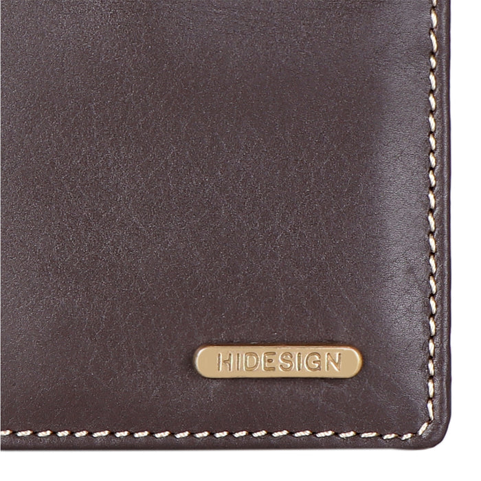 Ee Myw-03  Brown Leather Bi-Fold Wallet