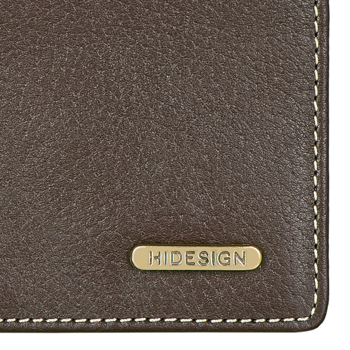 Ee Myw-03  Brown Leather Bi-Fold Wallet