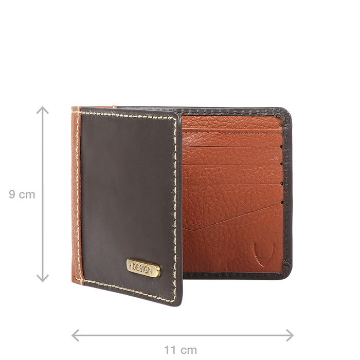 Ee Myw-03  Brown Leather Bi-Fold Wallet