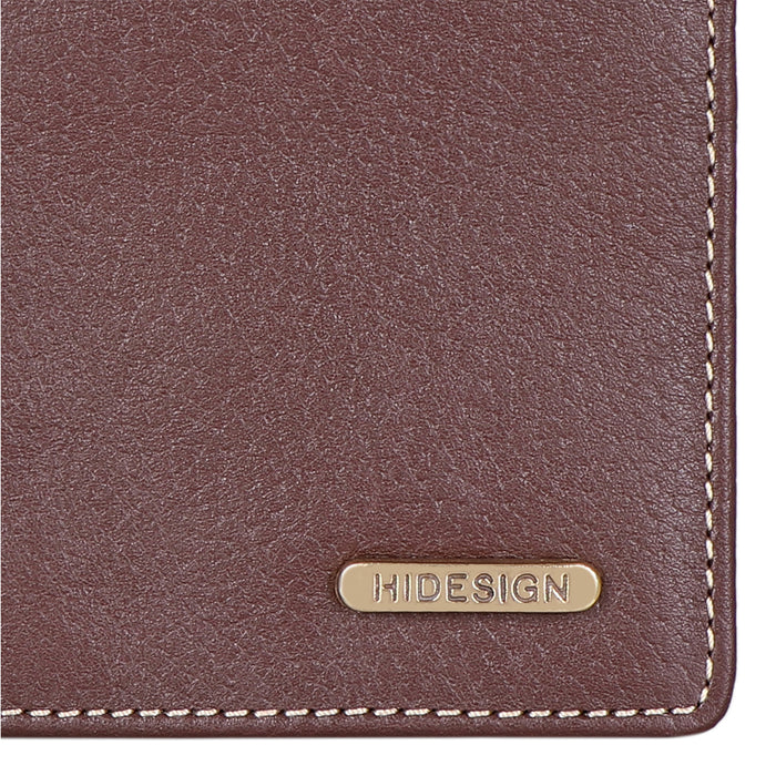 Ee Myw-04  Brown Leather Bi-Fold Wallet