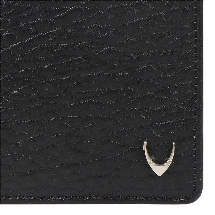 Ee Myw-05  Black Leather Bi-Fold Wallet