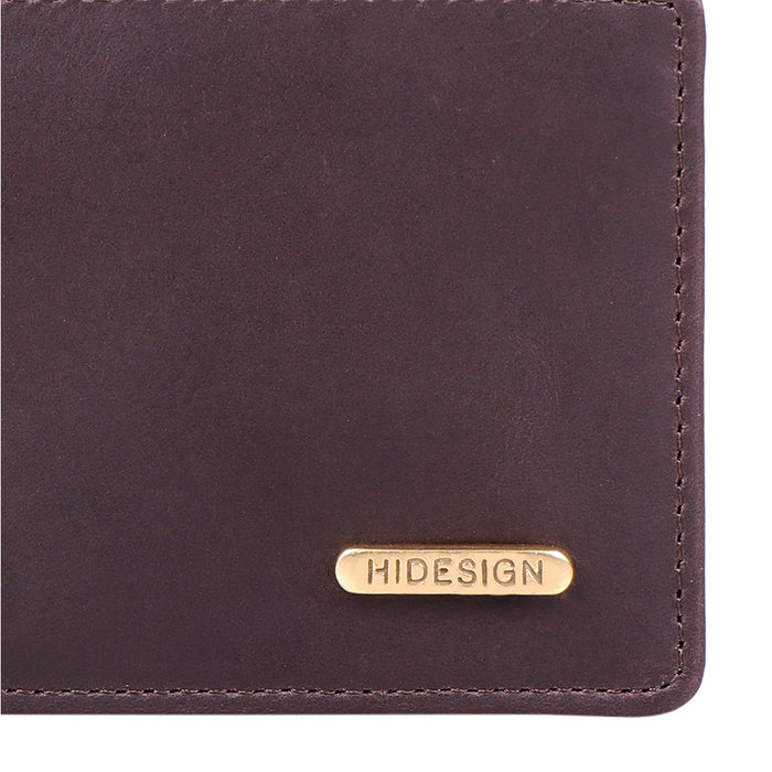 Ee Myw-05  Brown Leather Bi-Fold Wallet