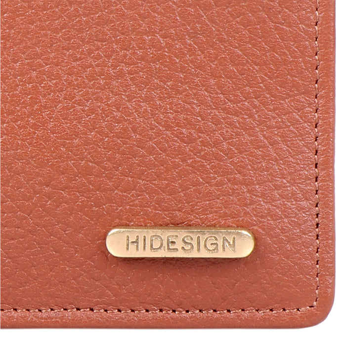 Ee Myw-05  Tan Leather Bi-Fold Wallet