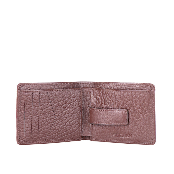 Ee Myw-05A  Brown Leather Bi-Fold Wallet