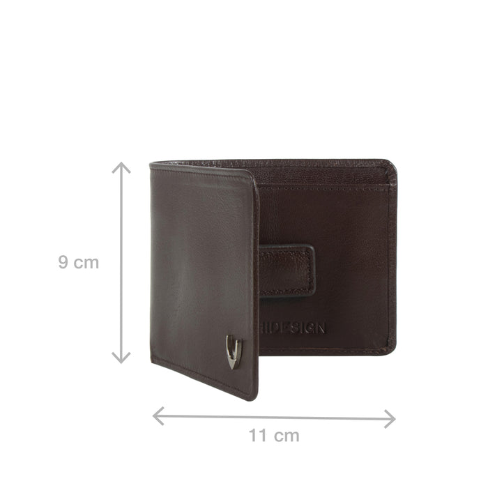 Ee Myw-05A  Brown Leather Bi-Fold Wallet
