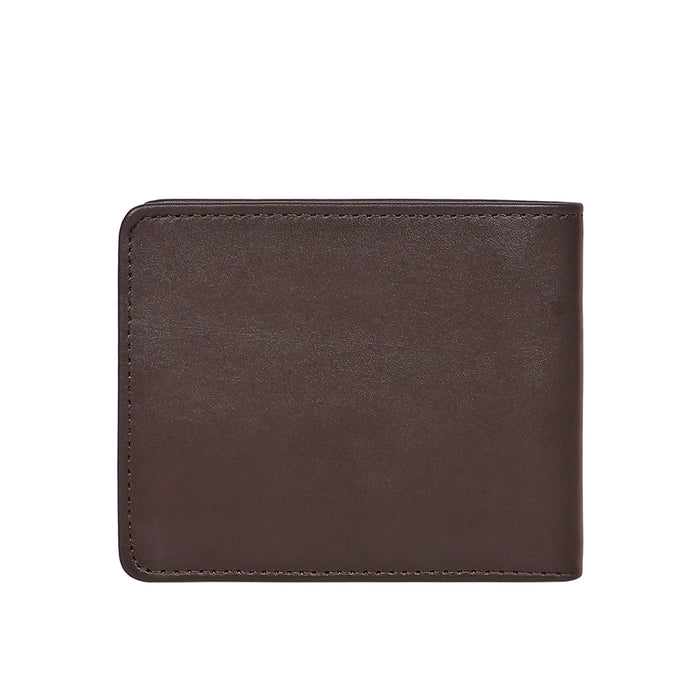 Ee Myw-05A  Brown Leather Bi-Fold Wallet