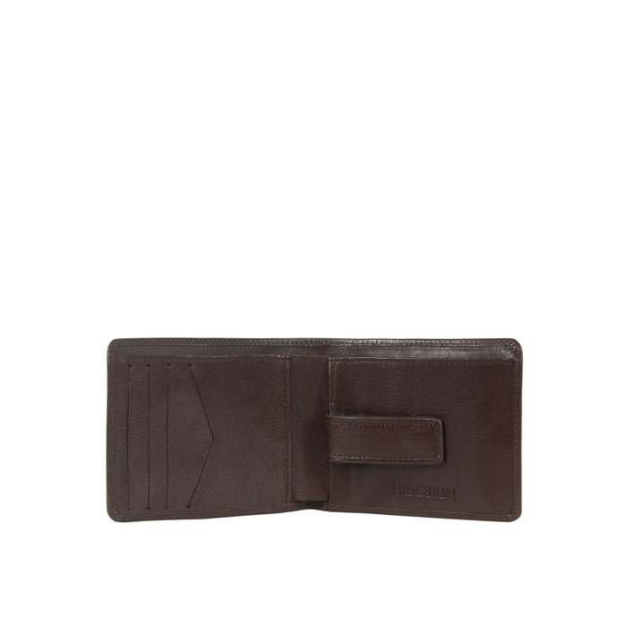 Ee Myw-05A  Brown Leather Bi-Fold Wallet