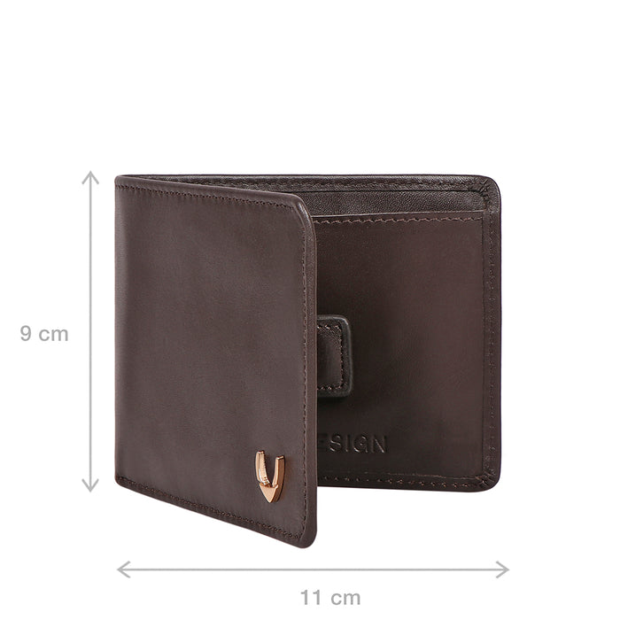 Ee Myw-05A  Brown Leather Bi-Fold Wallet
