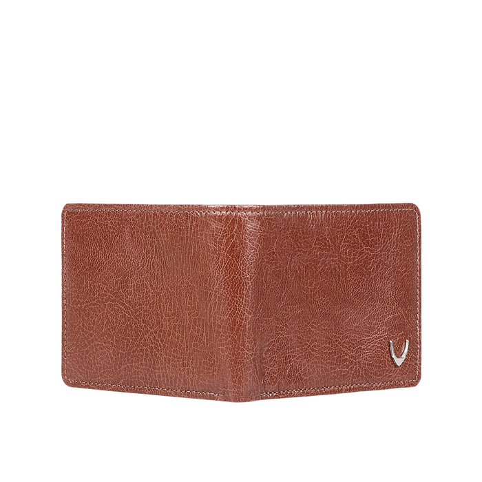Ee Myw-05A  Tan Leather Bi-Fold Wallet