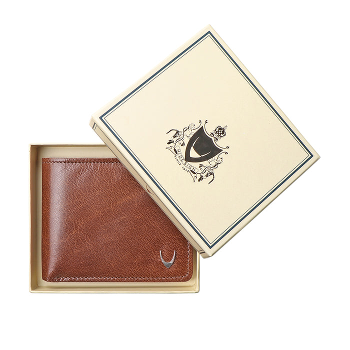 Ee Myw-05A  Tan Leather Bi-Fold Wallet