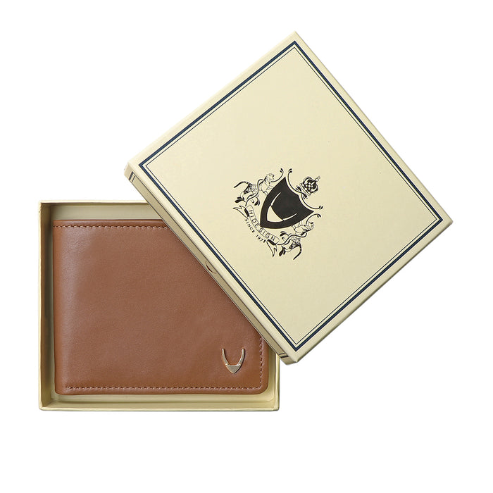 Ee Myw-05A  Tan Leather Bi-Fold Wallet