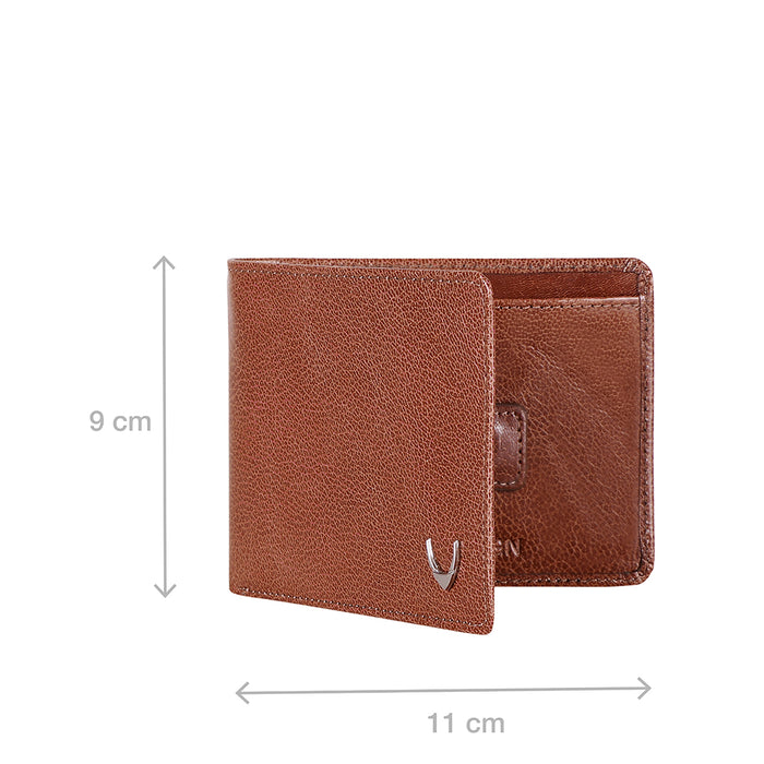 Ee Myw-05A  Tan Leather Bi-Fold Wallet