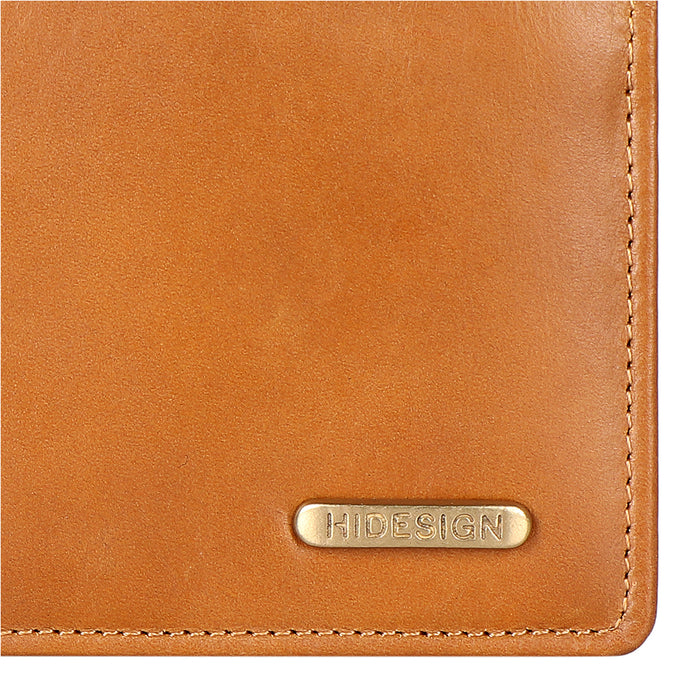 Ee Myw-06  Tan Leather Bi-Fold Wallet