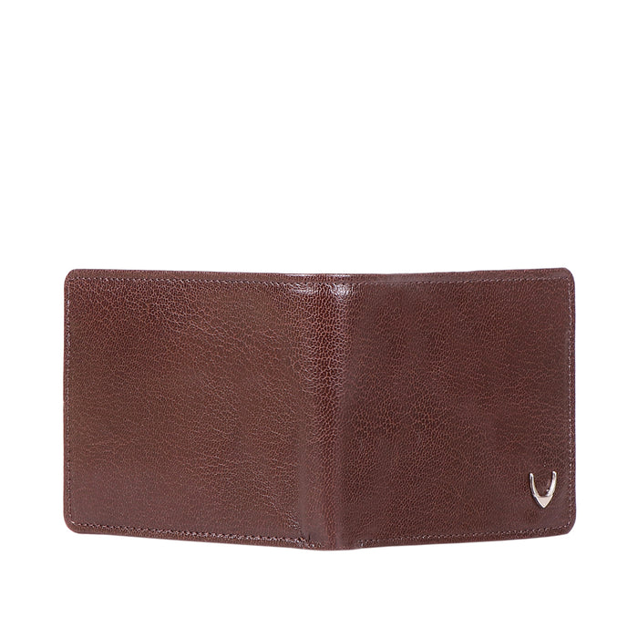 Ee Myw-06A  Brown Leather Bi-Fold Wallet