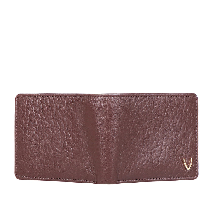 Ee Myw-06A  Brown Leather Bi-Fold Wallet