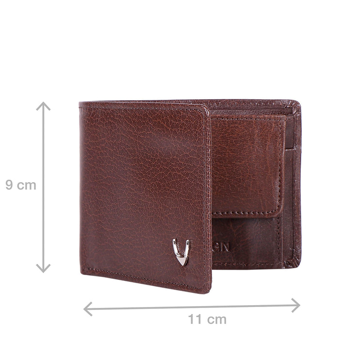 Ee Myw-06A  Brown Leather Bi-Fold Wallet
