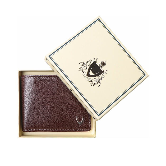 Ee Myw-06A  Brown Leather Bi-Fold Wallet