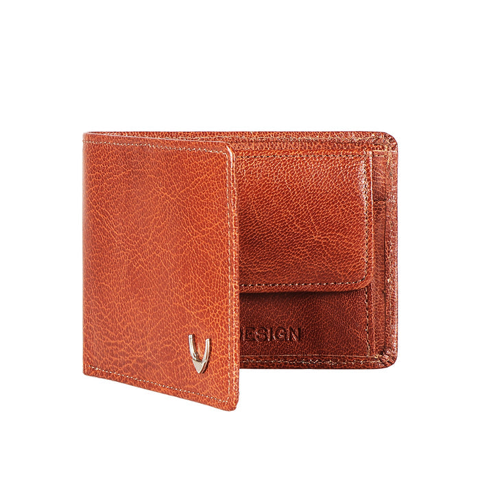 Ee Myw-06A  Tan Leather Bi-Fold Wallet
