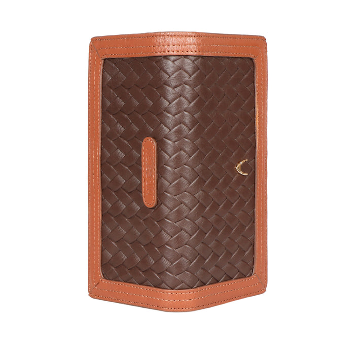 Ee Natalia W1-M Brown Leather Bi-Fold Wallet
