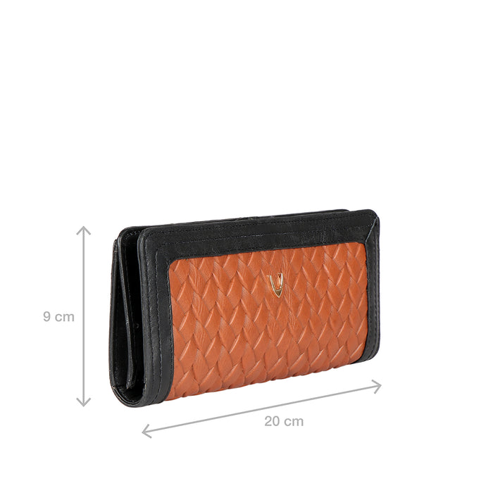 Ee Natalia W1-M Tan Leather Bi-Fold Wallet