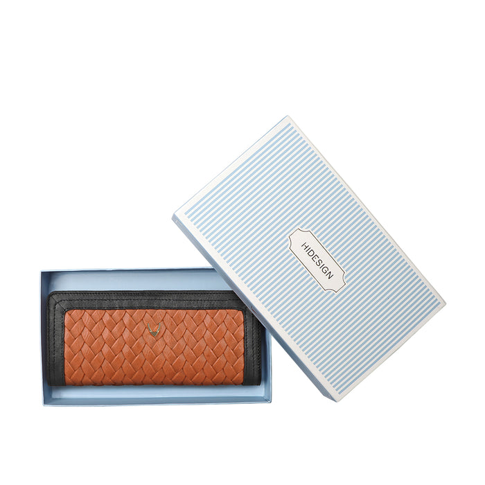 Ee Natalia W1-M Tan Leather Bi-Fold Wallet