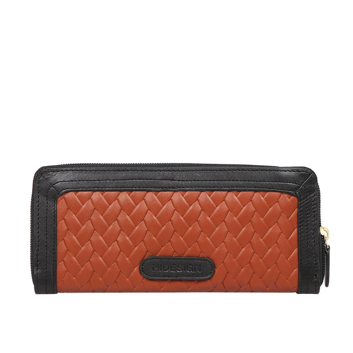 Ee Natalia W2-M Tan Leather Zip Around Wallet
