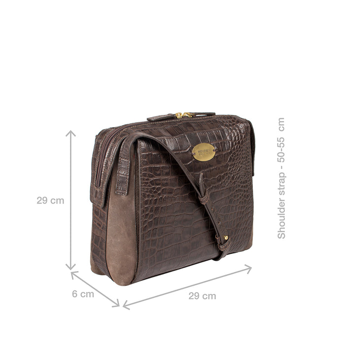 Ee Nyx 01 Brown Leather Crossbody