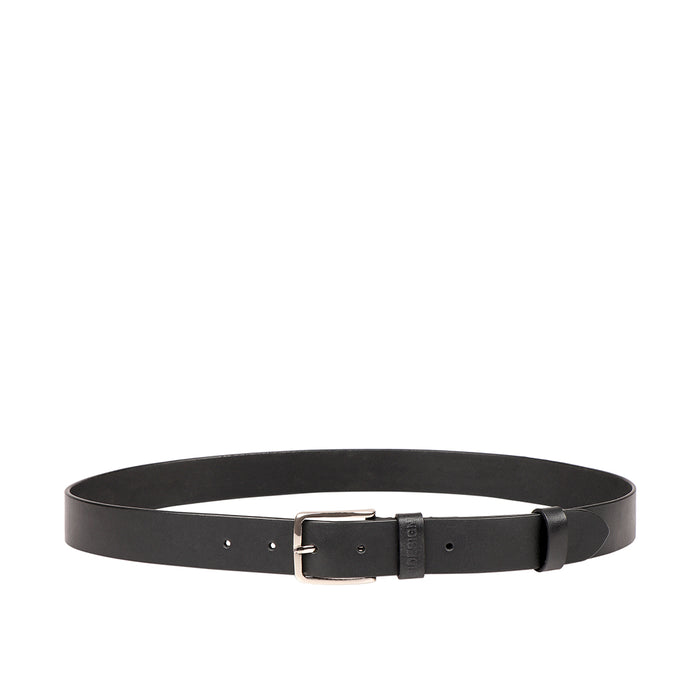 Ee Oberon Men's Black Non Reversible Leather Belt