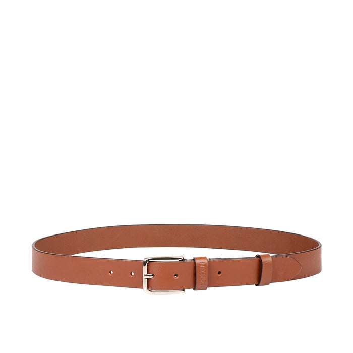 Ee Oberon Men's Tan Non Reversible Leather Belt