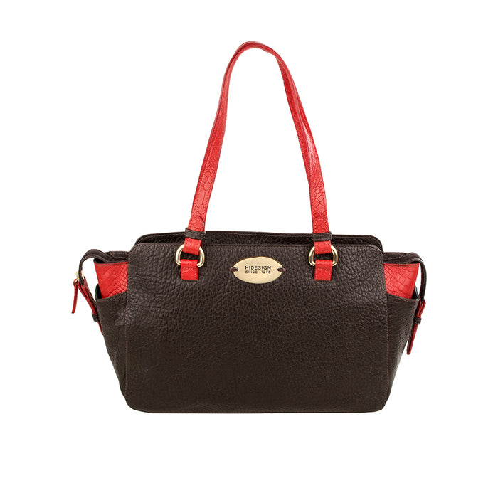 Ee Olivia 01 Brown Leather Tote Bag